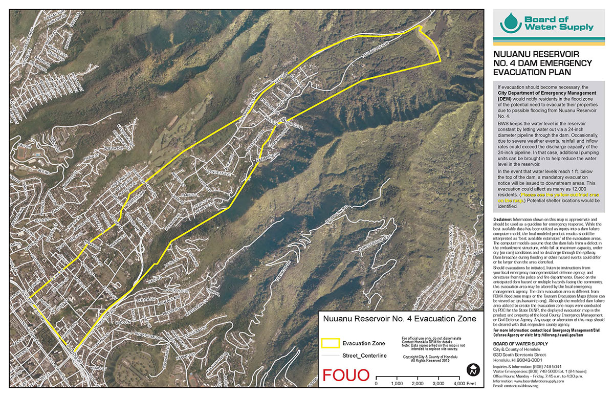 nuuanu 4 evacuation map