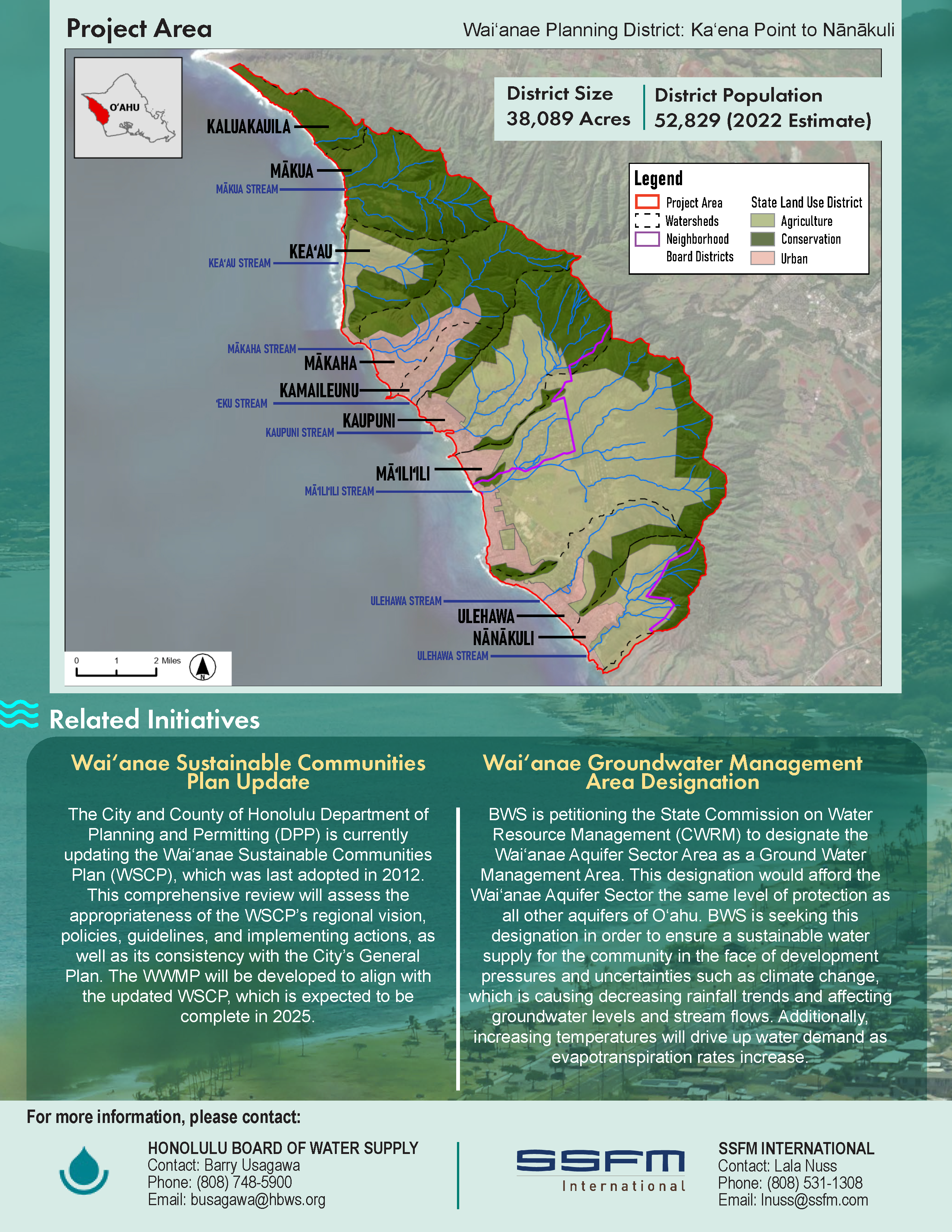 waianae watershed management plan update